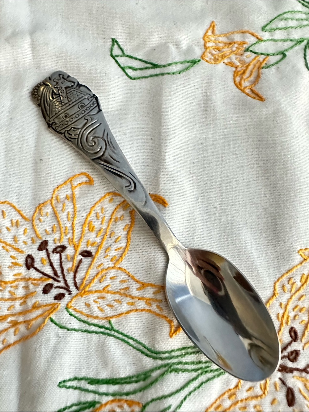Vintage Oneida Community Noah’s Ark Child’s Spoon Stainless Steel 4”